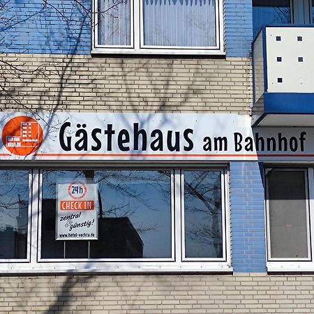 Gaestehaus Am Bahnhof, Self-Check-In Vechta Exterior foto